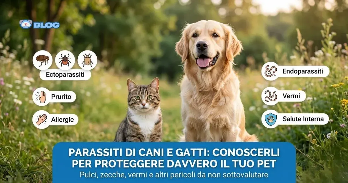 Parassiti di cani e gatti: come riconoscerli